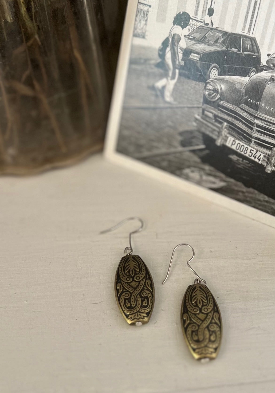Antique dangle earrings