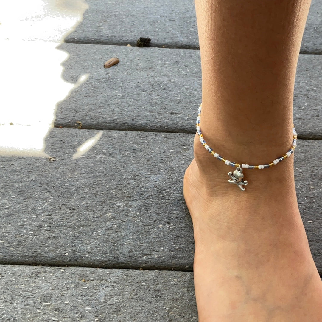 Skull ☠️ anklet/bracelet
